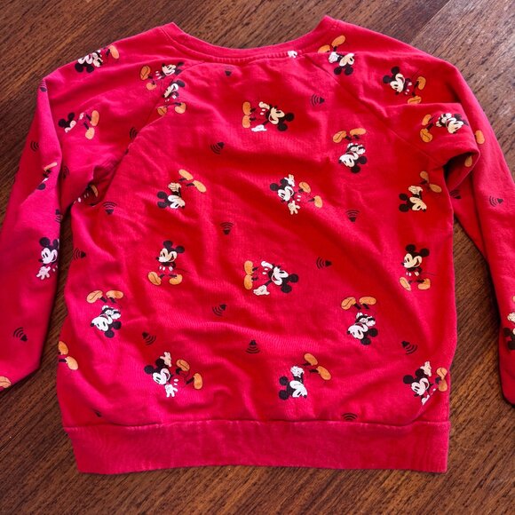 Vintage Disney Mickey Mouse Crew Neck Sweatshirt - Picture 5 of 5